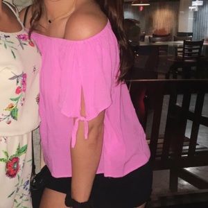 Off the shoulder shirt